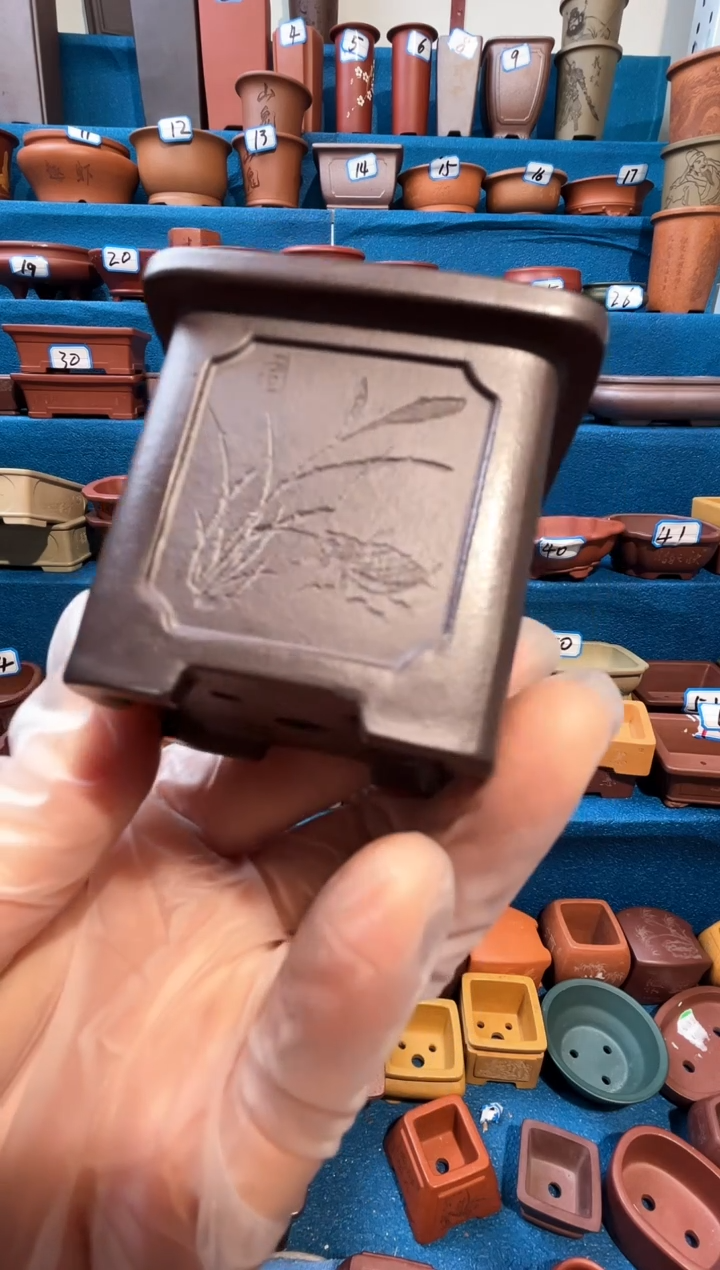 【闪购商品】紫砂紫砂花盆4.5*4.5