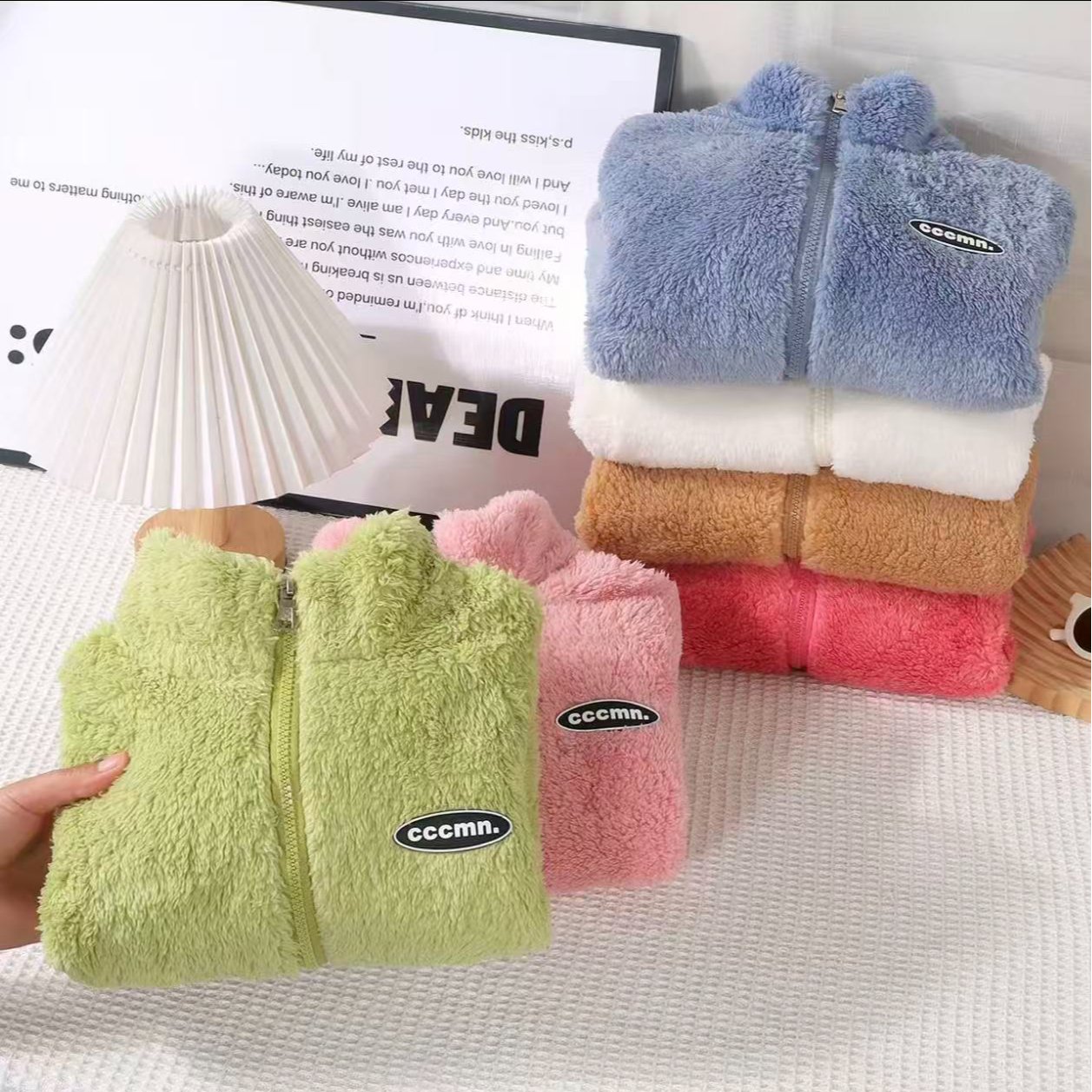 女童外套珊瑚绒秋冬款双面毛宝宝保暖款外套ET130