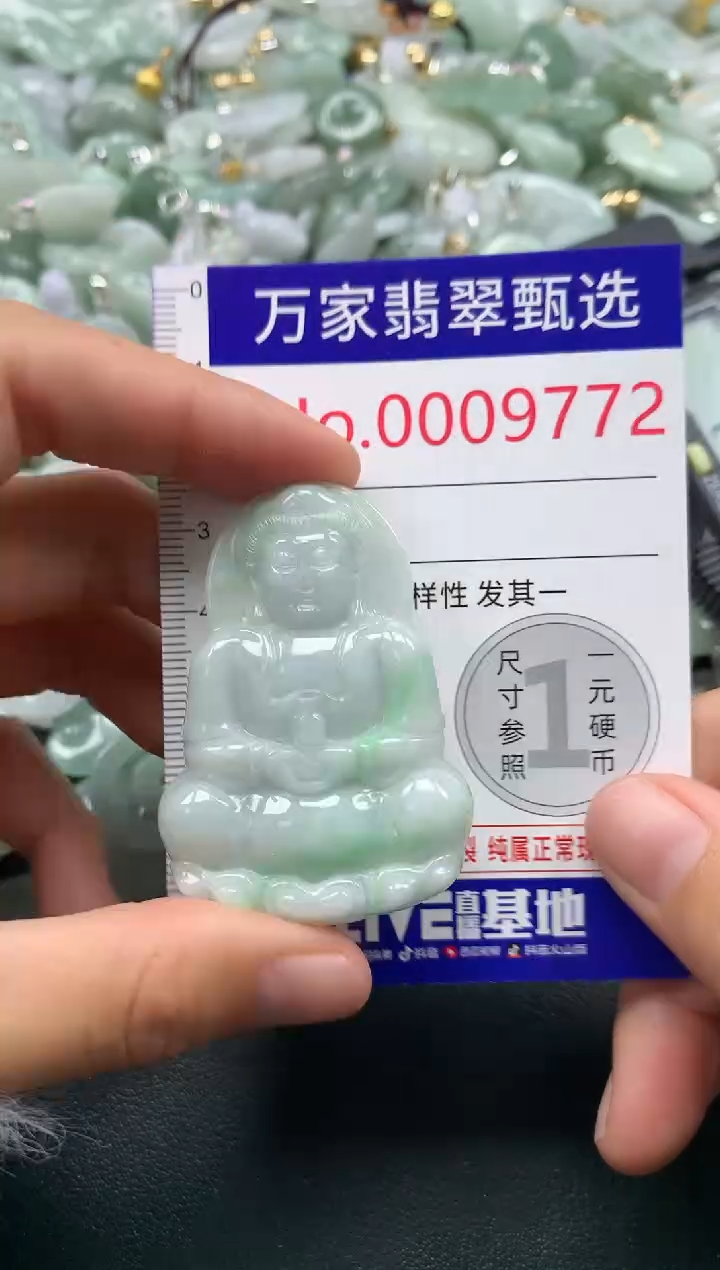 吊坠(不含链)未镶嵌翡翠9772