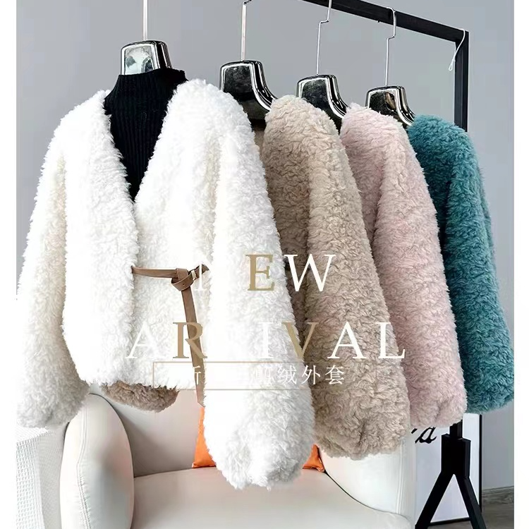 敏行服饰孤品特价款秋冬按去拍外套小香风气质网红针织短款时尚款