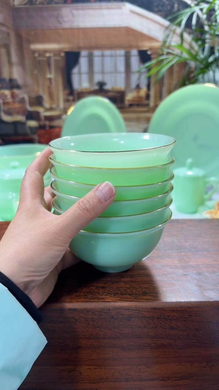 【闪购商品】... 4.5英寸玉瓷碗6个口径11.5厘米