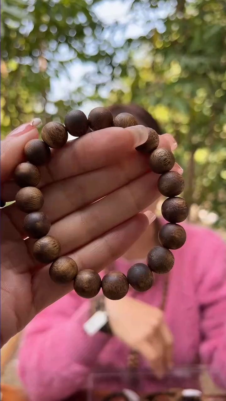 【闪购商品】沉香手串流油王10-9克九九沉圆珠单圈一条