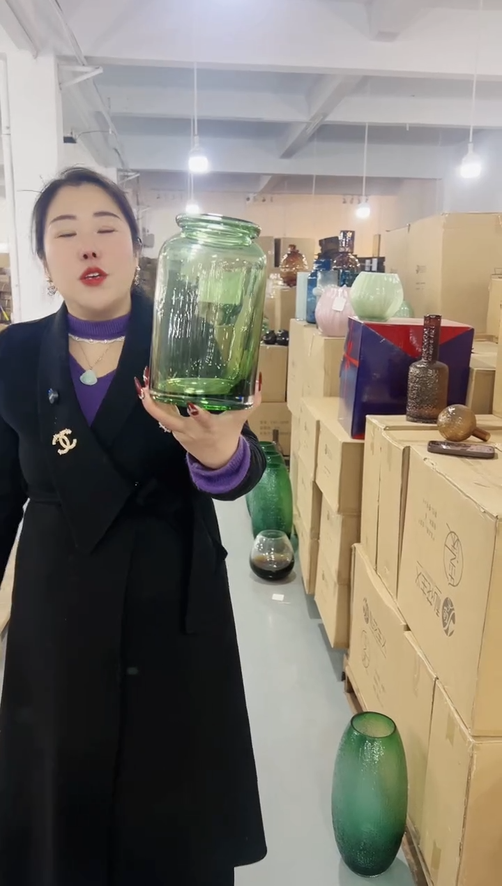 【闪购商品】玻璃花伴你花瓶微瑕-OVYGB