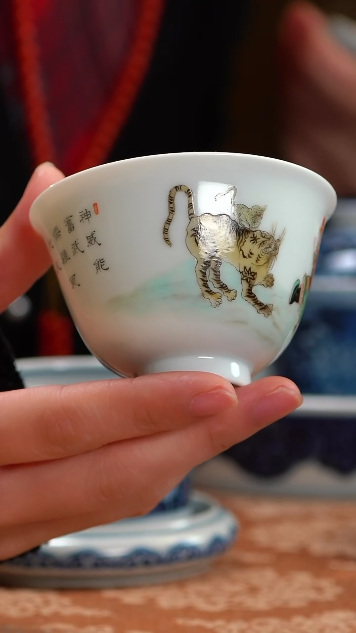 【闪购商品】快雪时晴古彩小杯