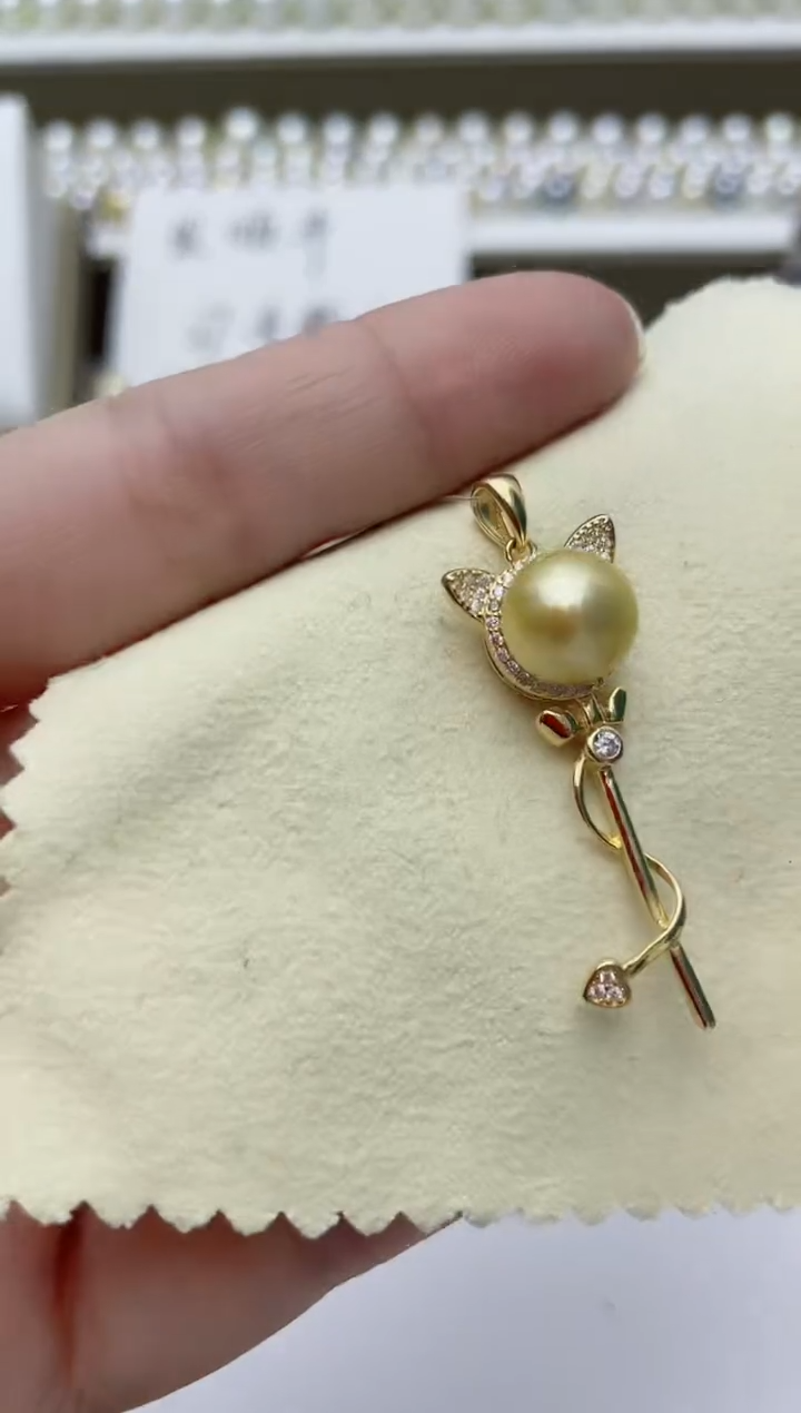 【闪购商品】海水珍珠颈饰银S925镶嵌A37