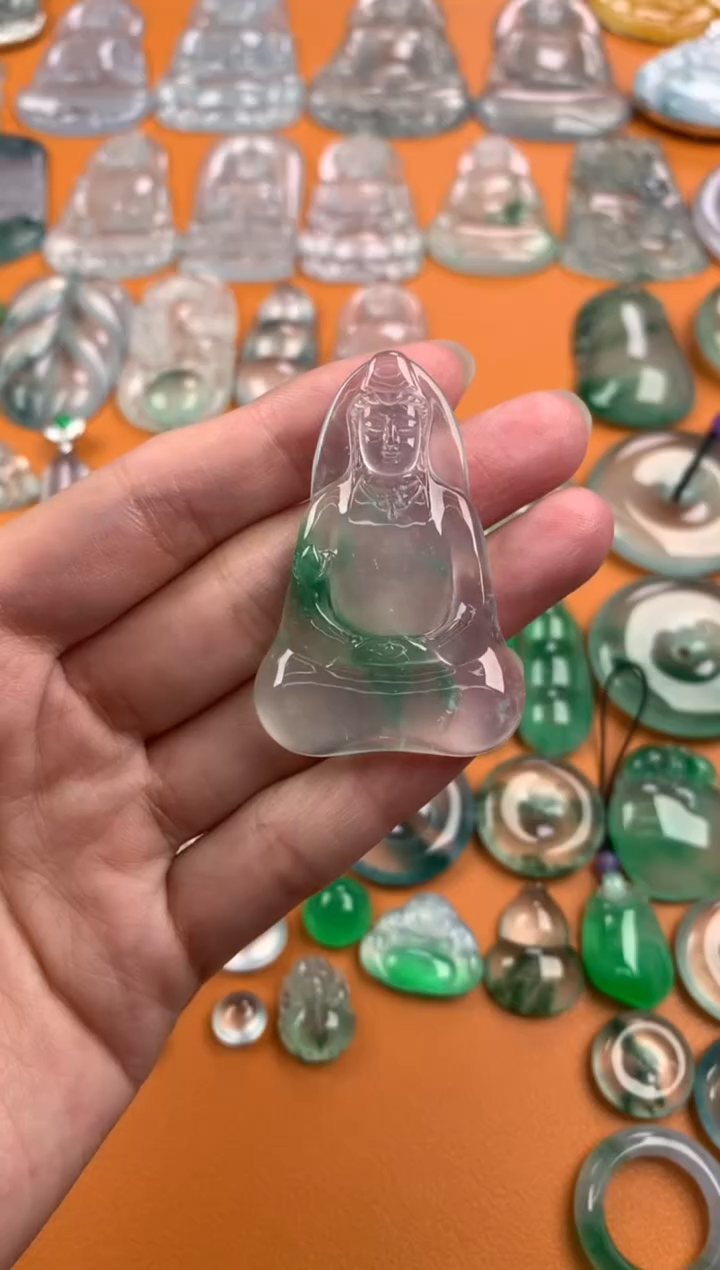 【闪购商品】翡翠颈饰未镶嵌47.6-32.3-5.1