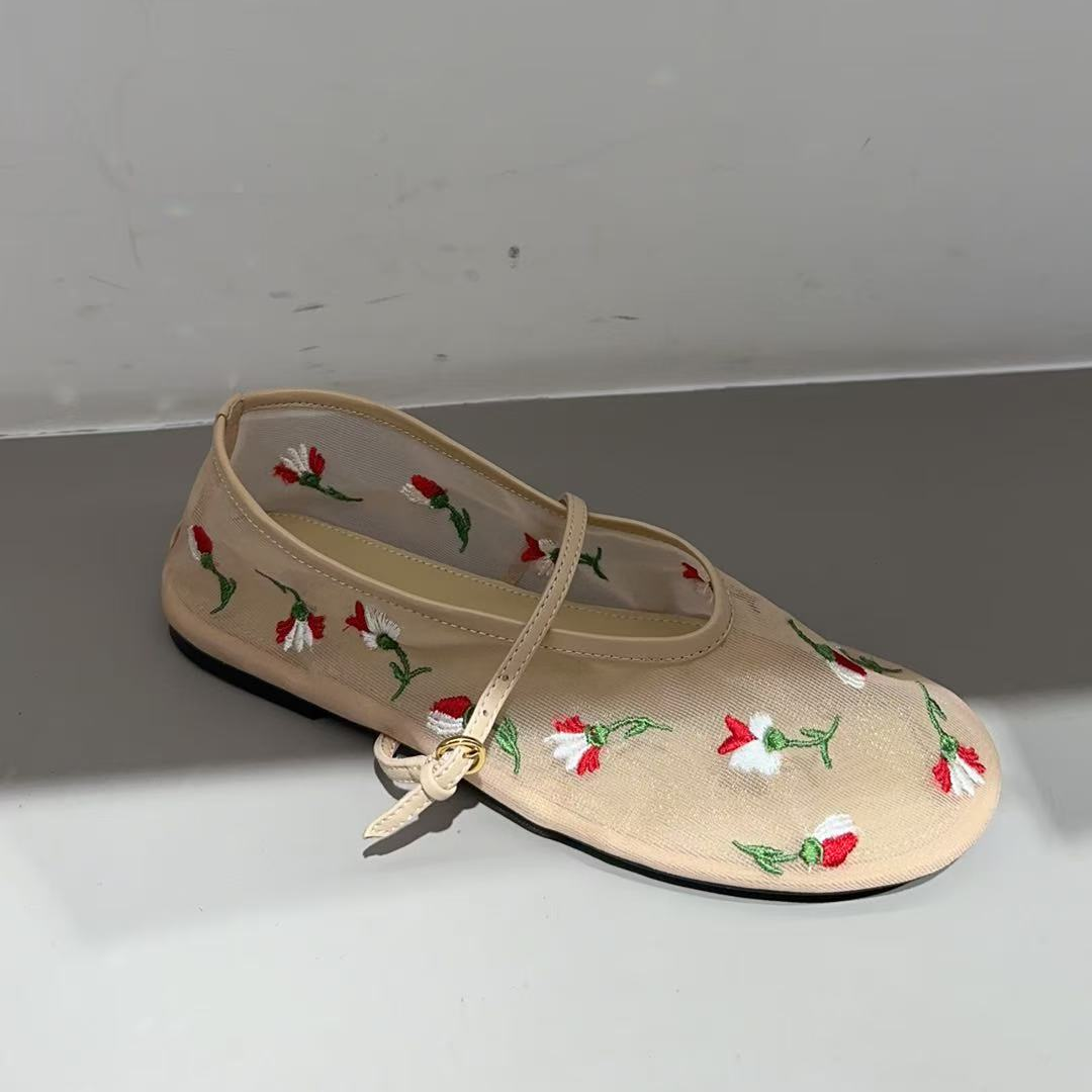 KAKA NUOYA卡卡诺亚 2394  时尚软底浅口网面单鞋