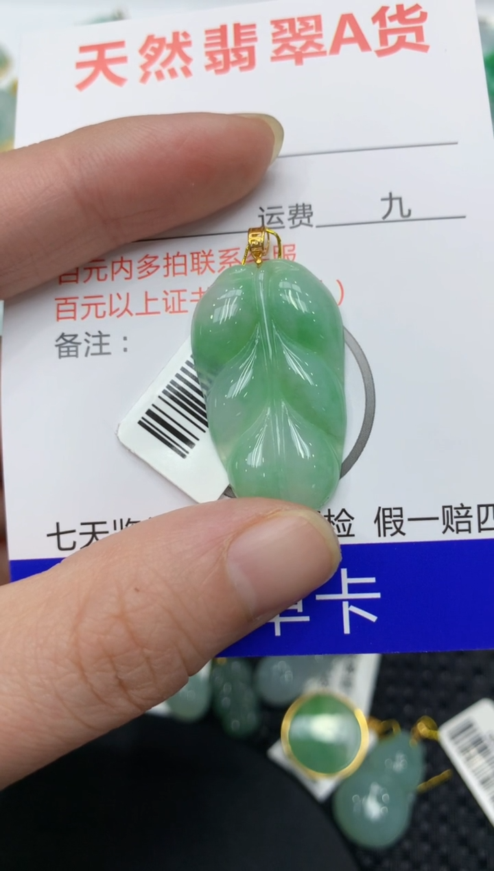 【闪购商品】翡翠颈饰18K金镶嵌111111111