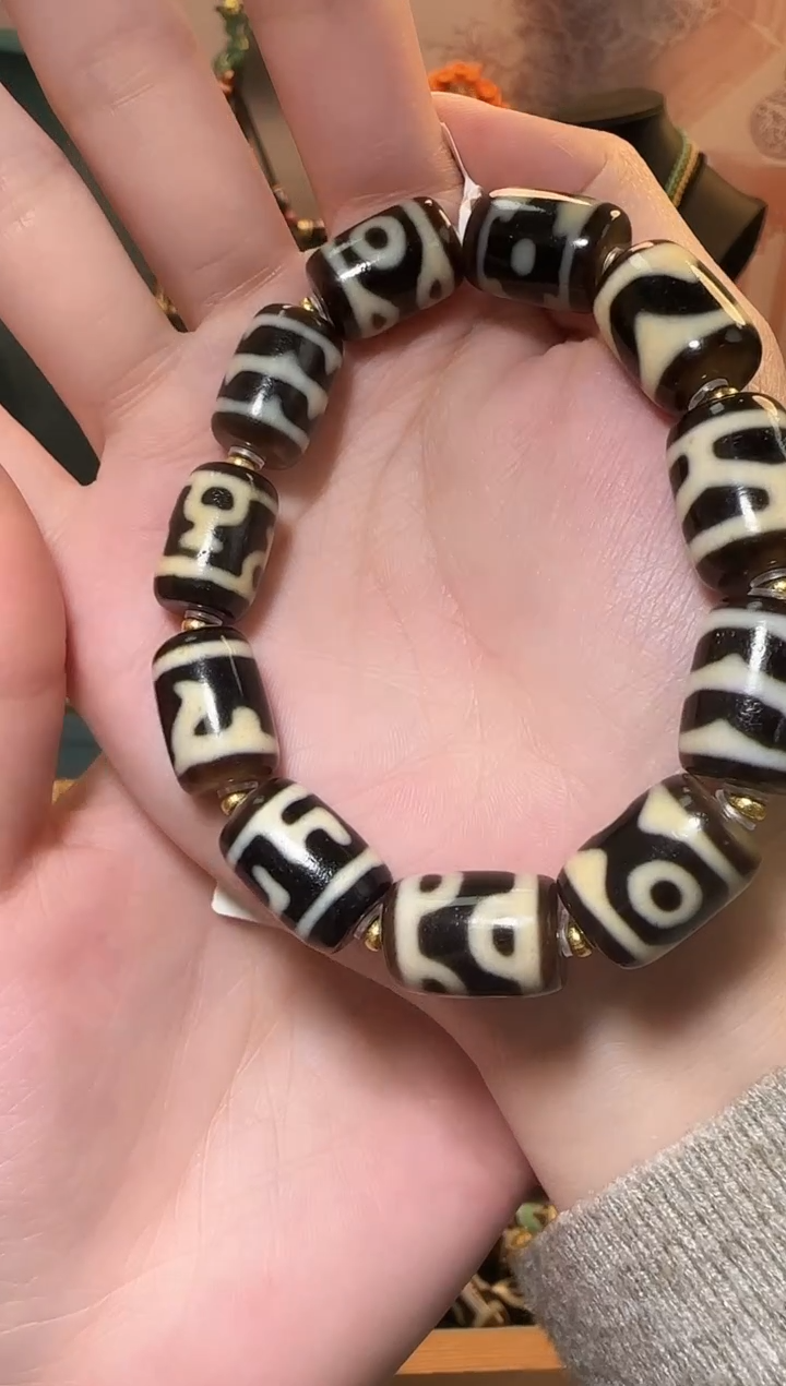 【闪购商品】玛瑙手链18K金镶嵌手串