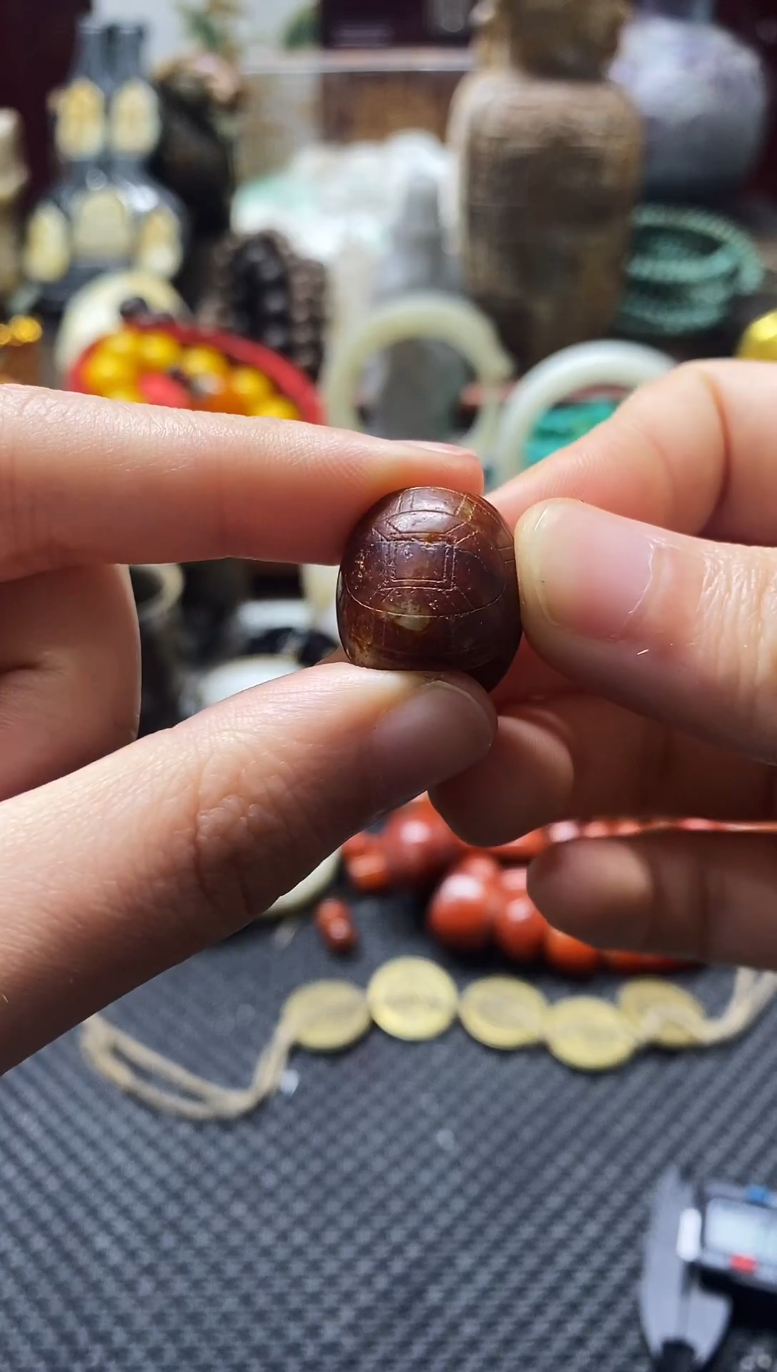 未镶嵌和田玉挂件珠子