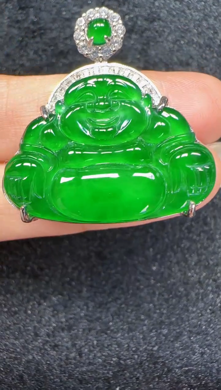 未镶嵌定制翡翠翡翠吊坠54