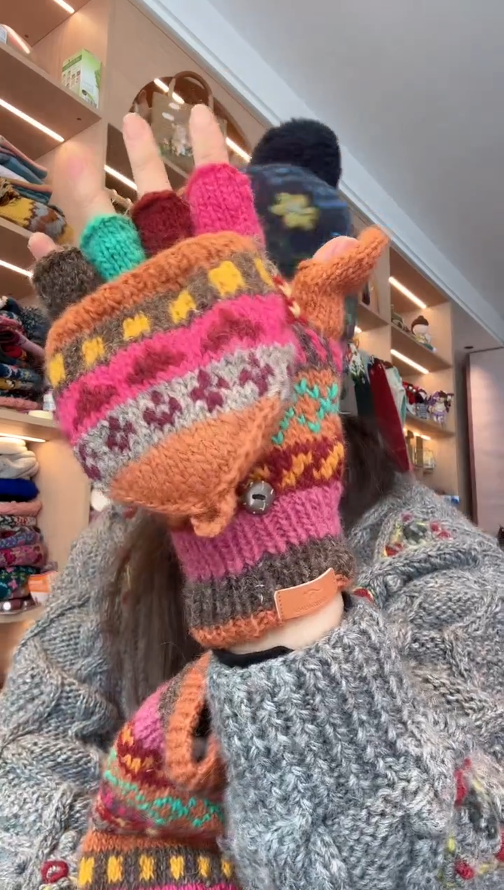 羊毛二*?151手套