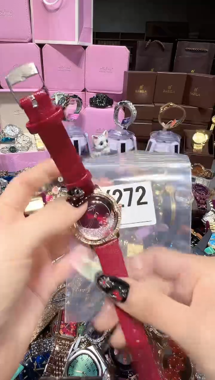 石英机芯不锈钢不锈钢直播定闪专用