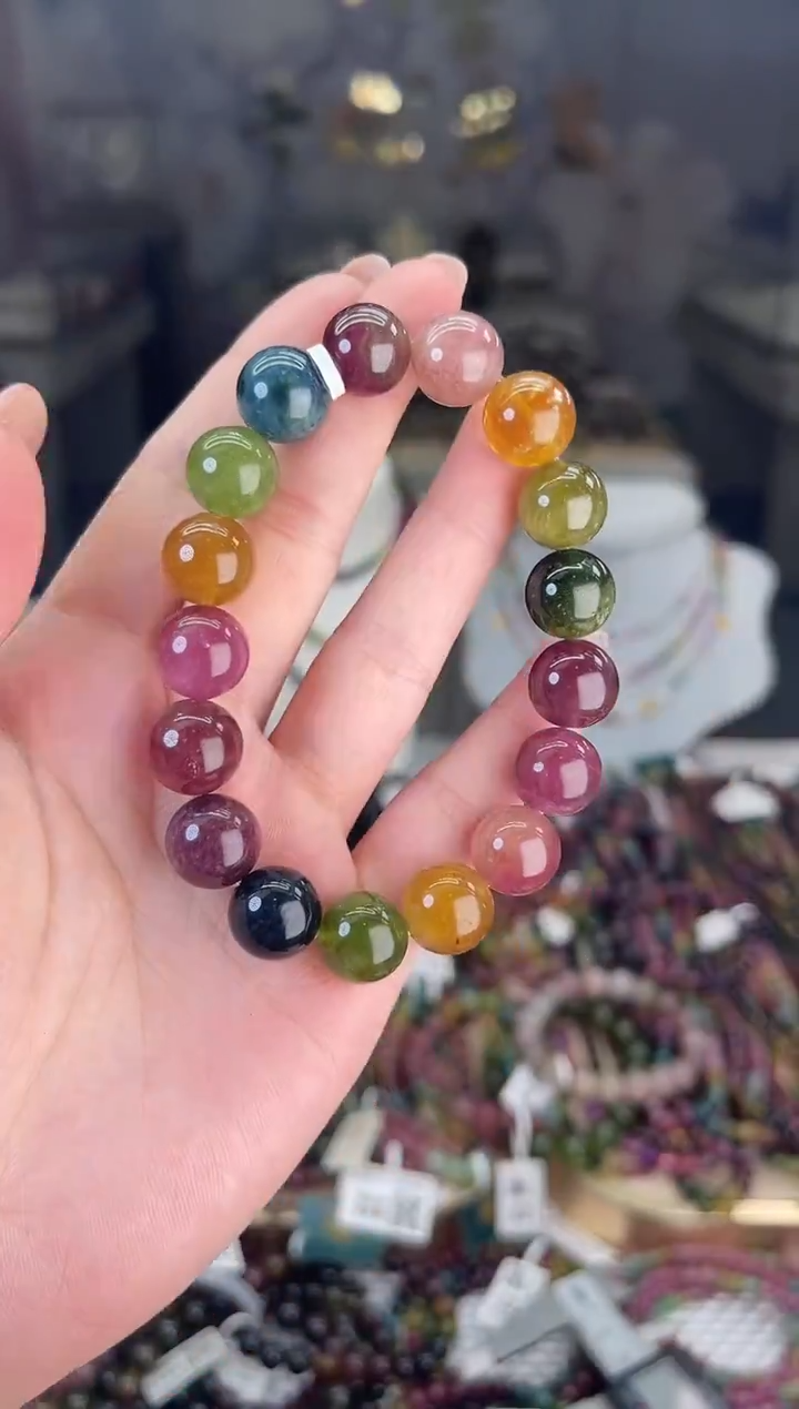 【闪购商品】碧玺/未镶嵌12mm+碧玺单圈多样性发货