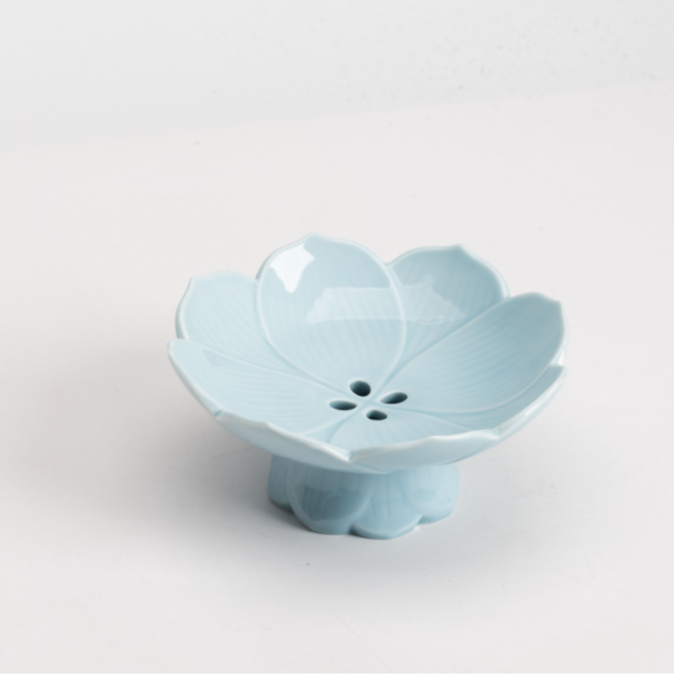 清莲 滤水果盘 粉青 08HC23