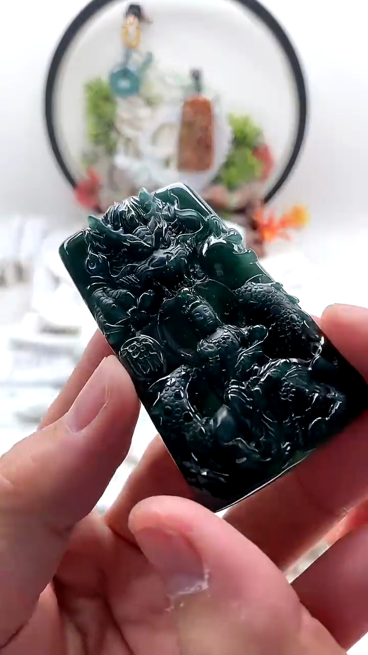 颈饰未镶嵌翡翠文殊