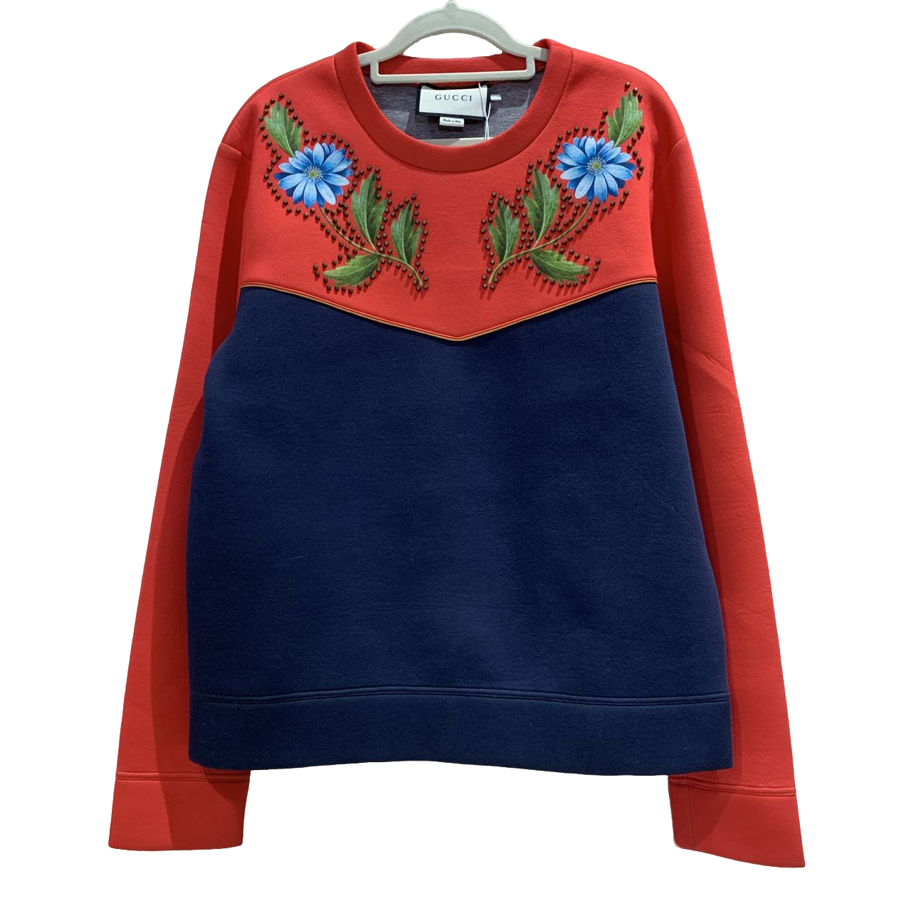 95新 GUCCI/古驰 蔚蓝/卫衣/S码/bj0117GC999