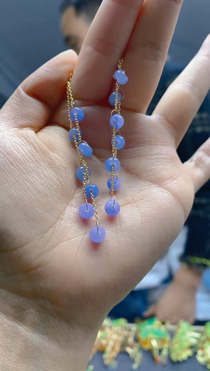 【闪购商品】翡翠耳饰合金0125翡翠耳线