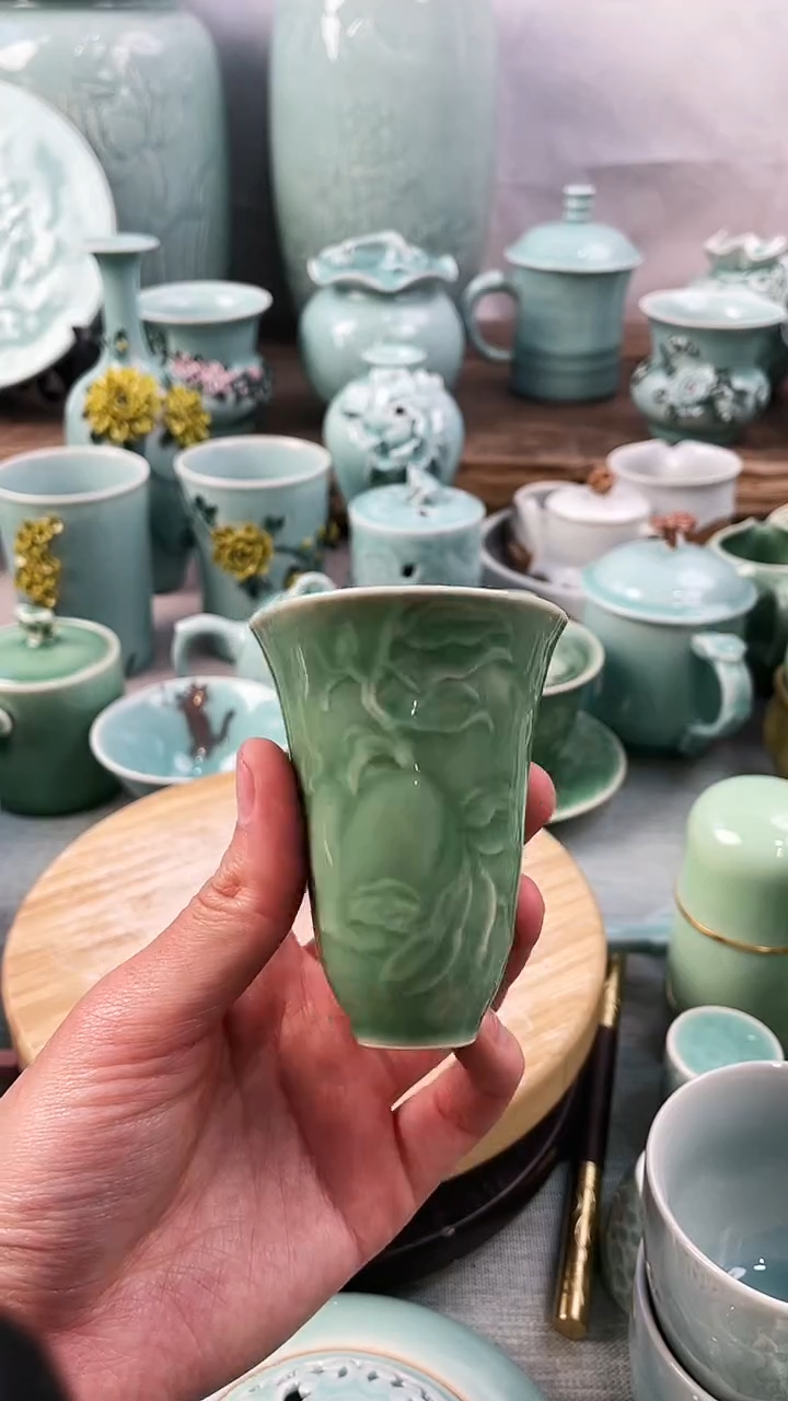 【闪购商品】特价 微瑕 慧仙青瓷