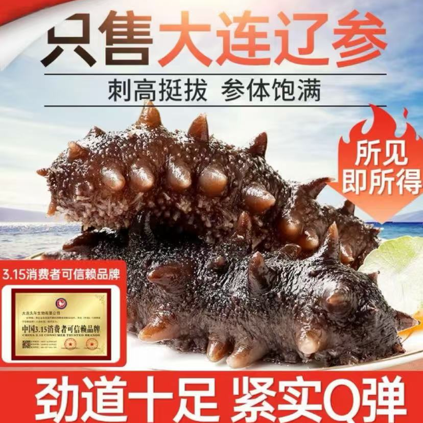 【源头品质】高品质老年人易吸收即食海参冰鲜海参高营养