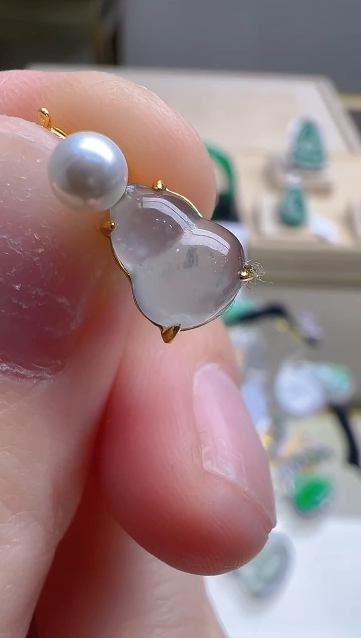 【闪购商品】翡翠吊坠(不含链)银S925镶嵌多样性发货拍一发一