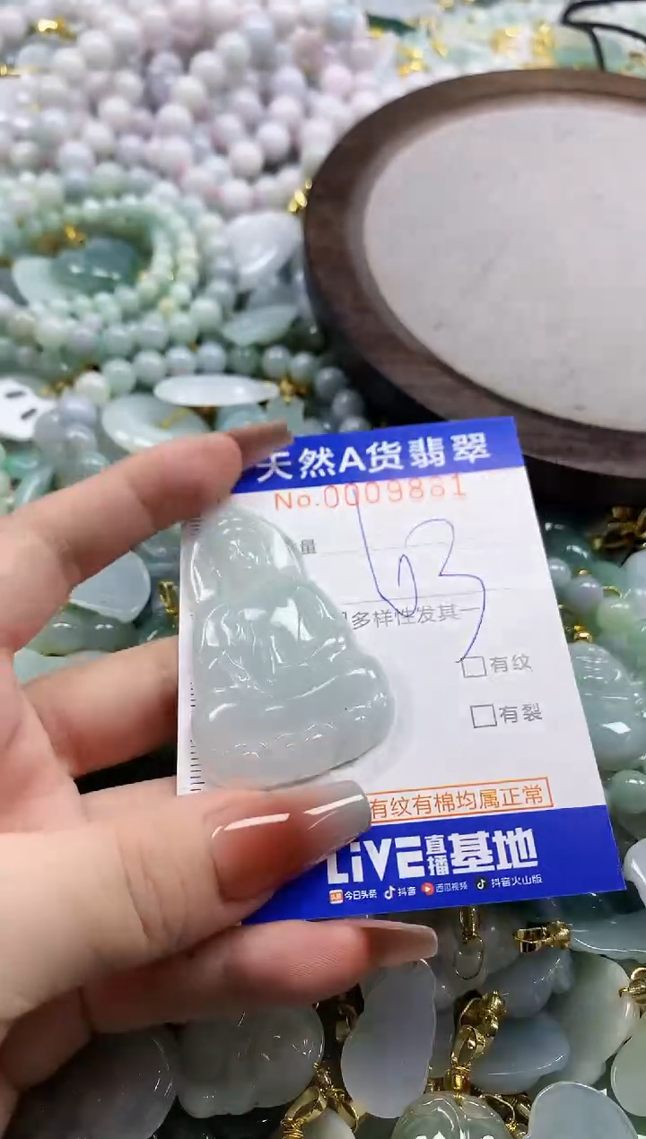 颈饰未镶嵌翡翠天然A货翡翠