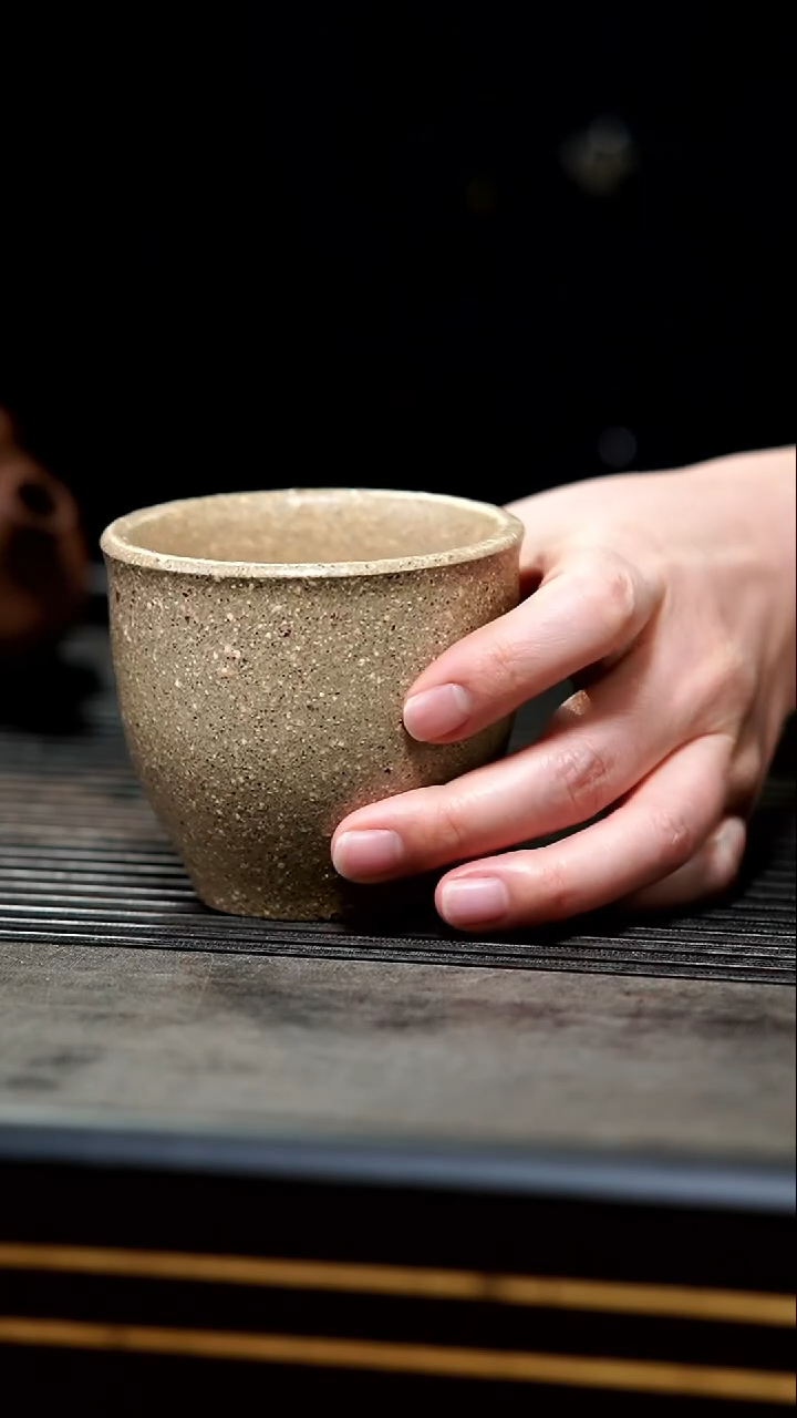 【闪购商品】紫砂茶壶01-雪花芝麻段铃铛杯160cc