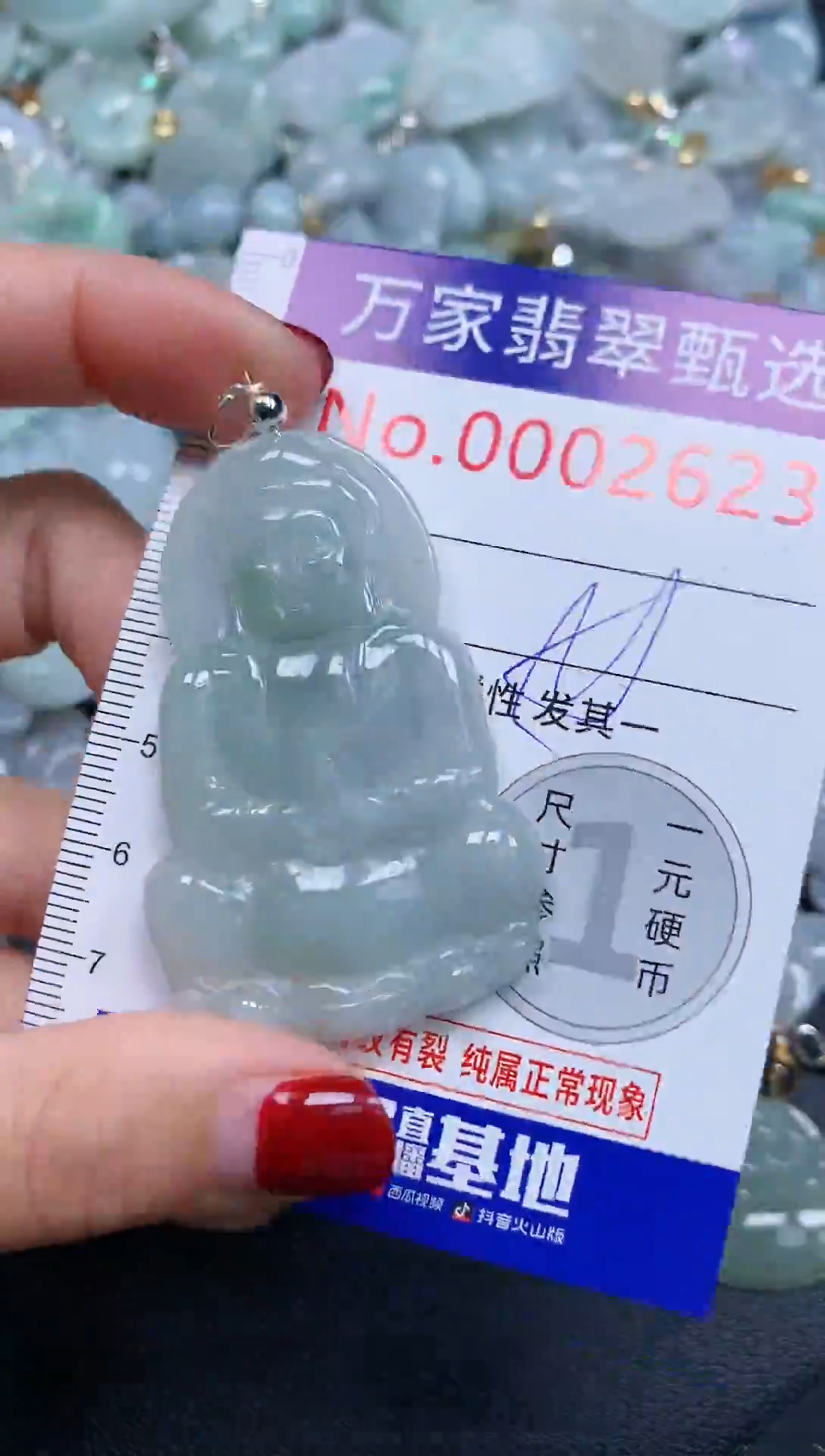 吊坠(不含链)未镶嵌翡翠2623