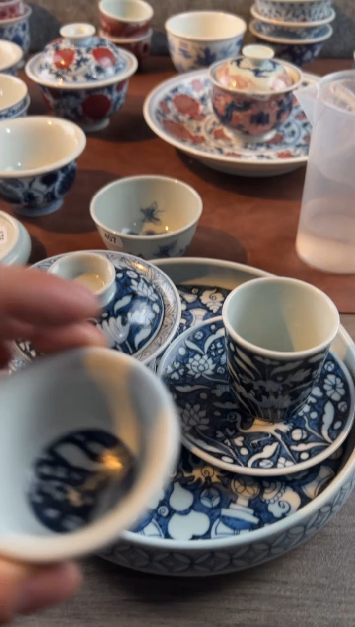 【闪购商品】413一套天禄言瓷手绘茶具