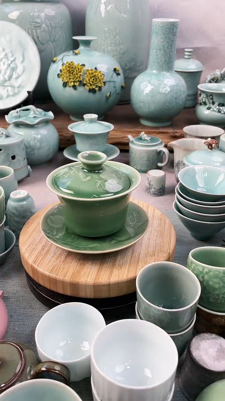 【闪购商品】特价 微瑕 慧仙青瓷