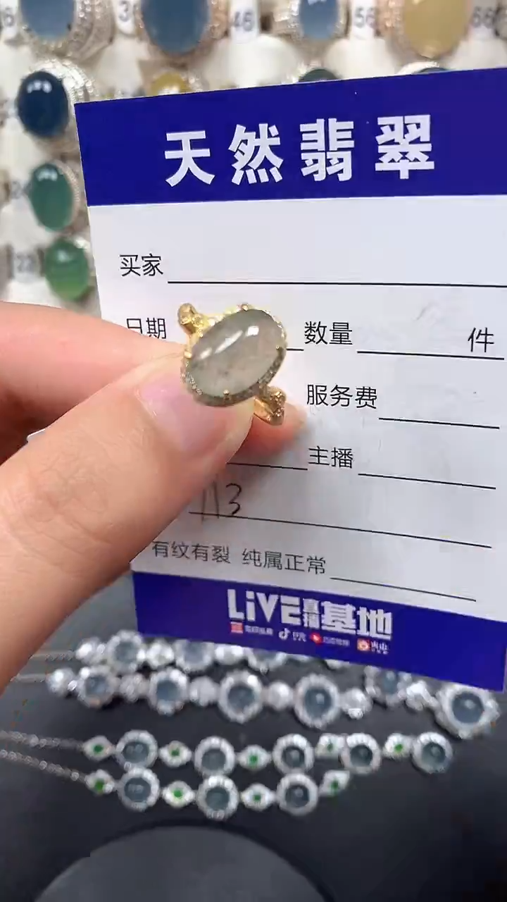 银S925镶嵌手镯翡翠113