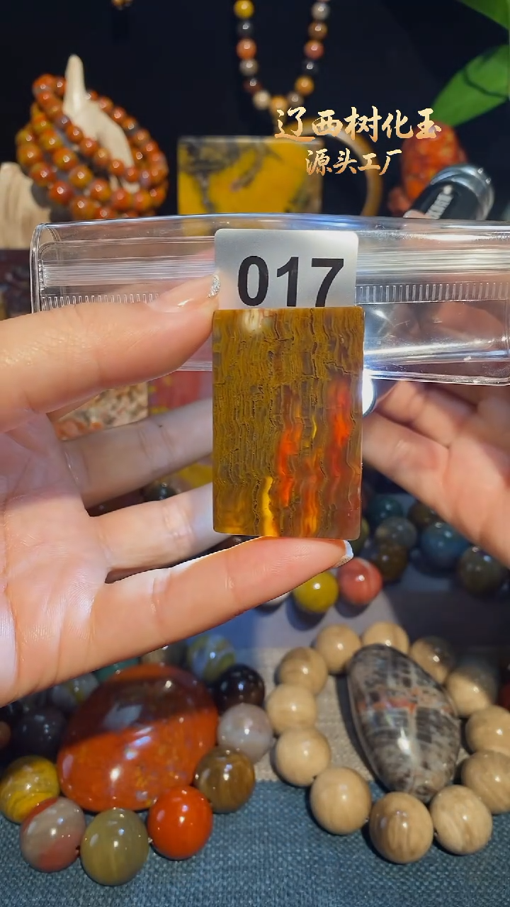 未镶嵌-硅化玉天然北票硅化玉吊坠