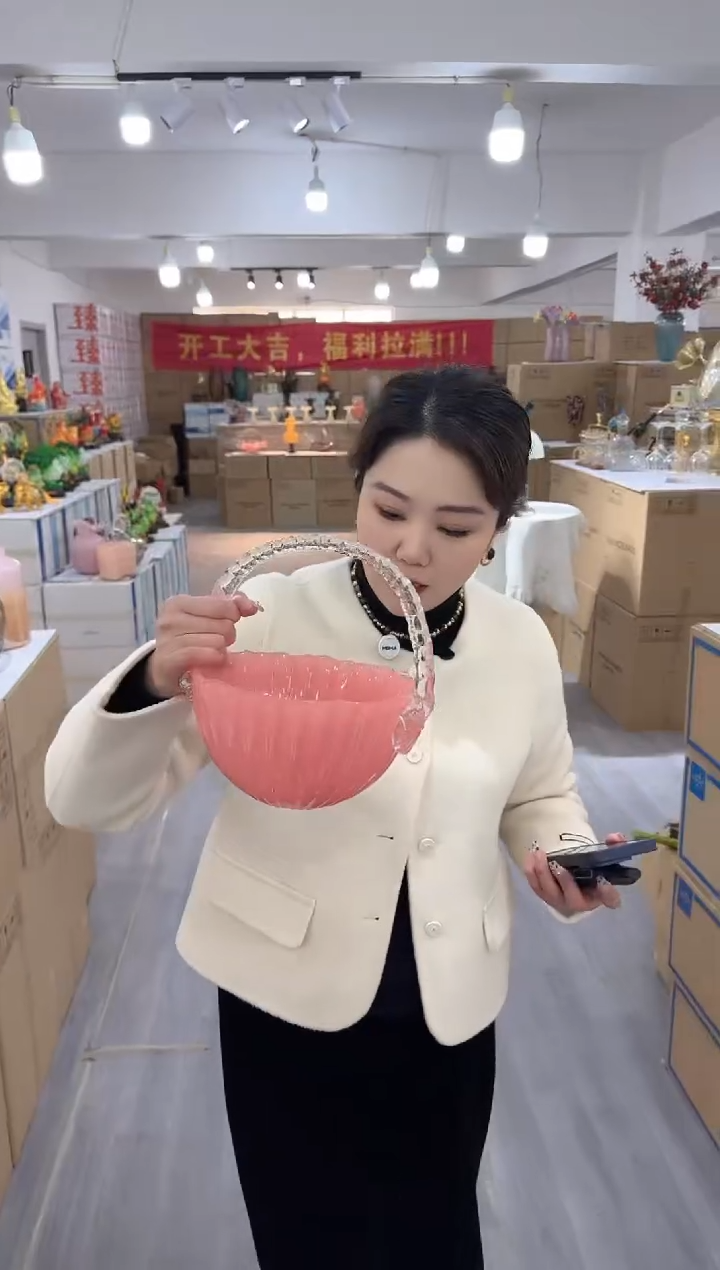 【闪购商品】琉璃椿新花器E-6晚