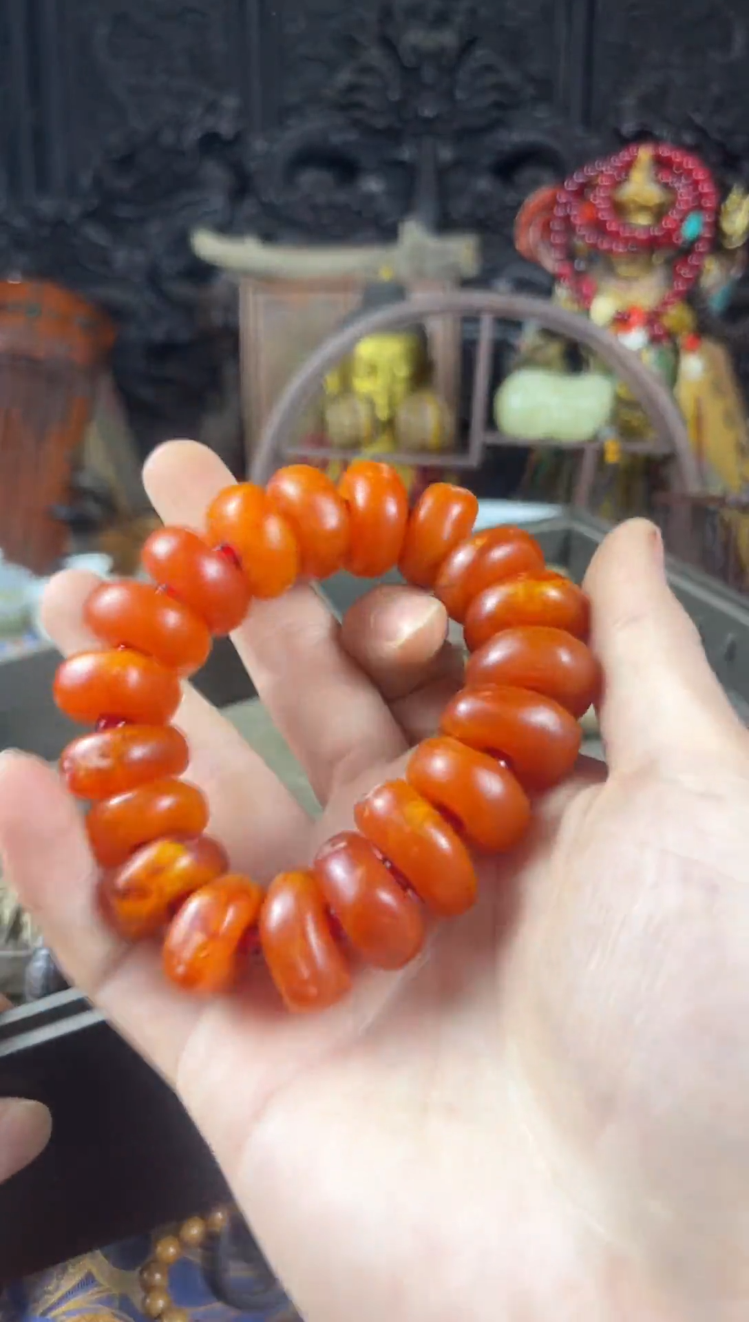 未镶嵌颈饰蜜蜡42（收到货任何问题联系客服）