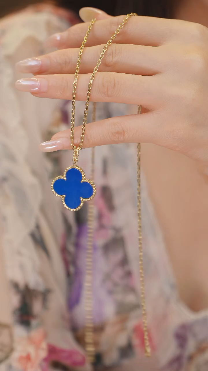 18K金镶嵌项链玛瑙/玉髓26mm60长