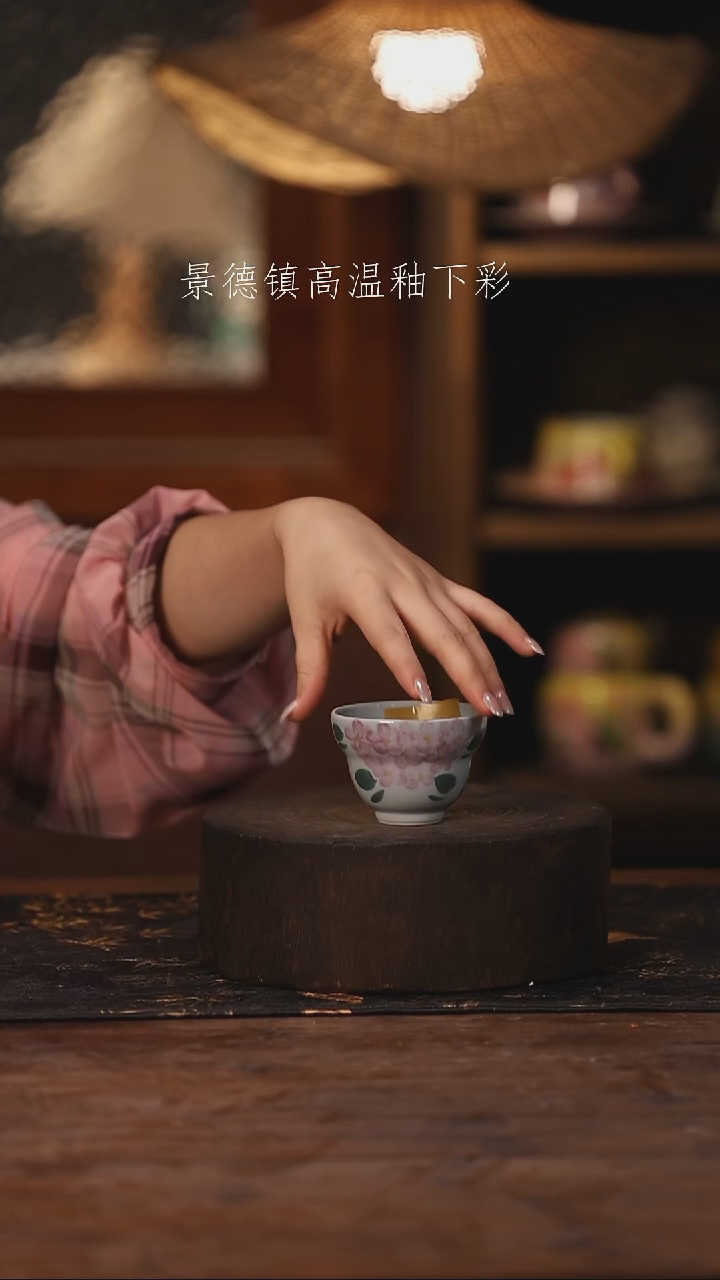 陶瓷景德镇高温釉下手绘陶瓷355