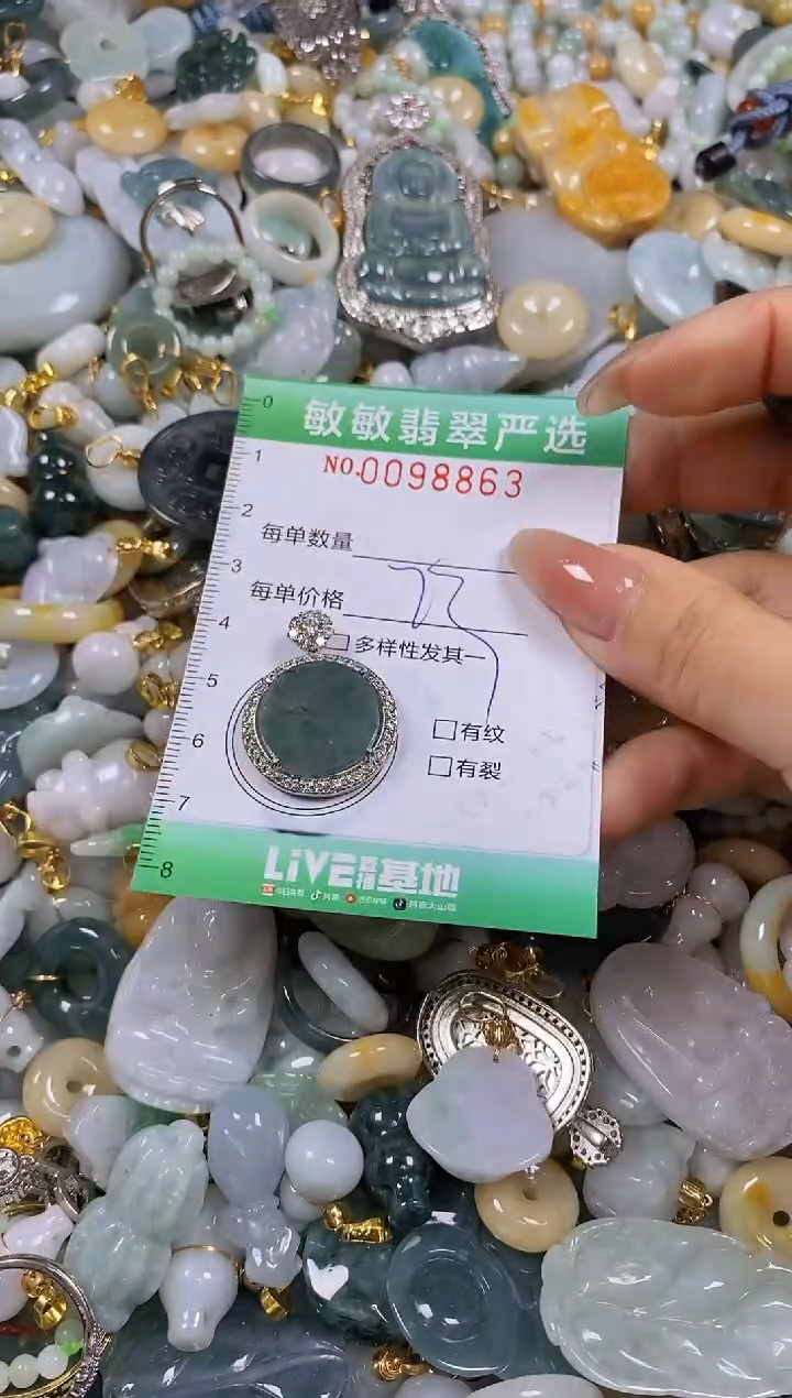【闪购商品】翡翠颈饰未镶嵌闪购0098863