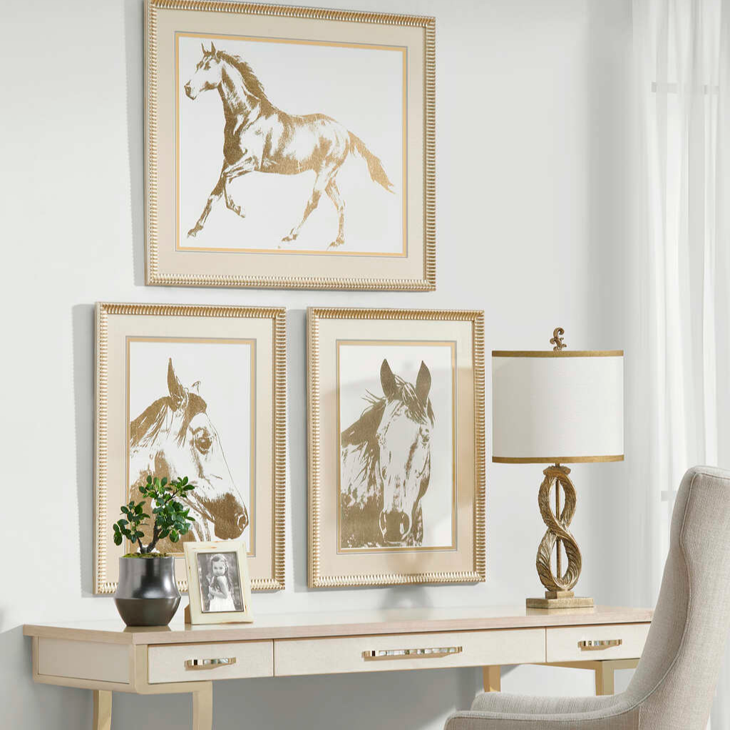 【库存】美克美家 美式经典金色雕刻台灯 微瑕 不支持退换