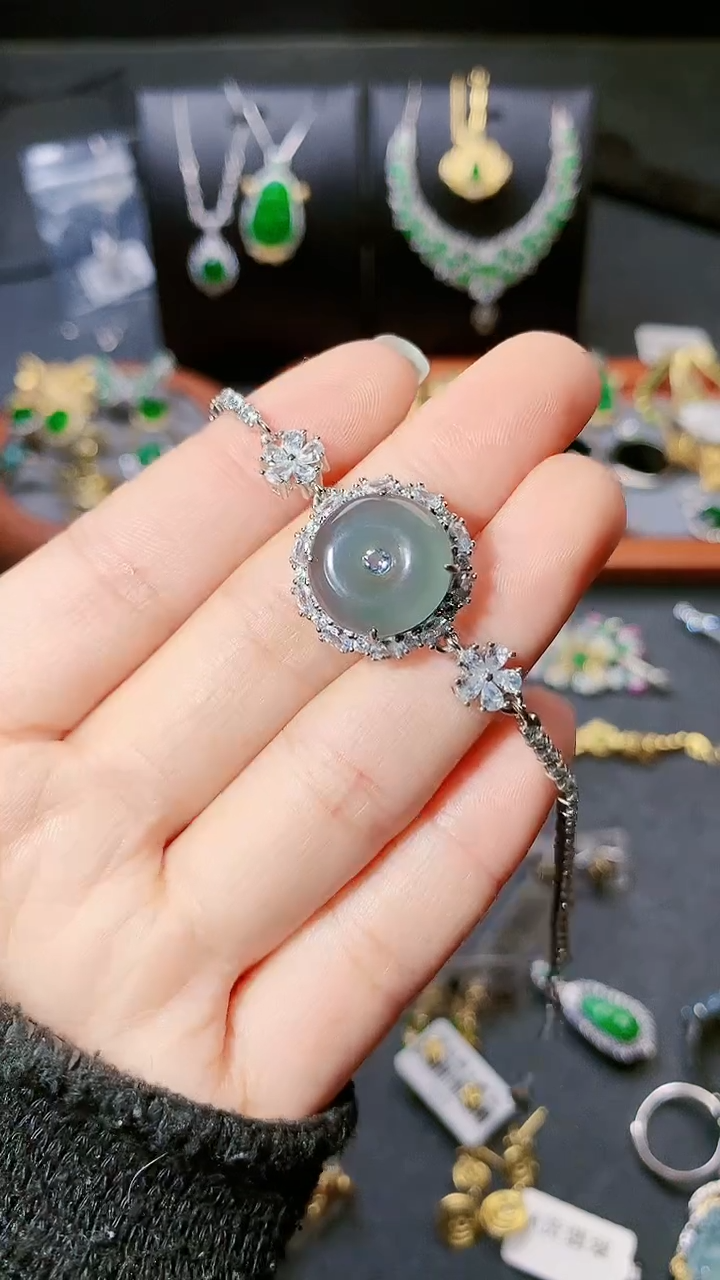 【闪购商品】翡翠手链未镶嵌手链