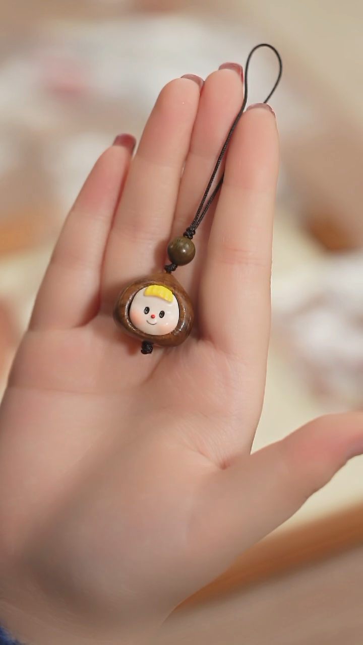 【闪购商品】檀香木其他檀木 板栗多妹 挂件（多样性发货）