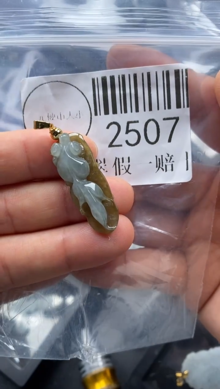 吊坠(不含链)未镶嵌翡翠2507