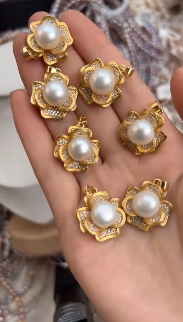 未镶嵌福利淡水珍珠精工镶嵌*吊坠