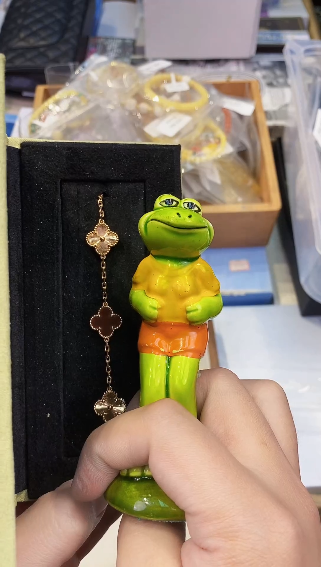 【闪购商品】瓷片四金红手-都是我的大宝贝儿瓷器