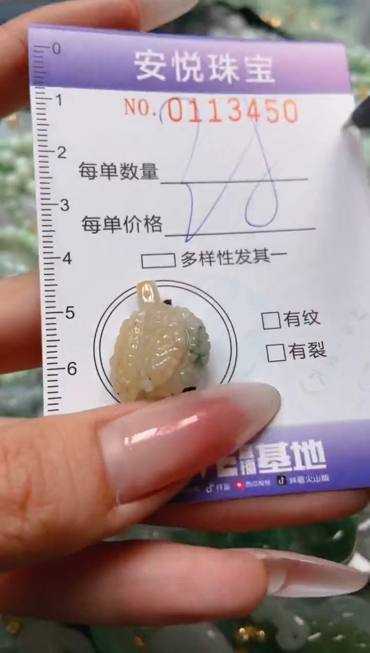 【闪购商品】翡翠颈饰未镶嵌闪购0113450