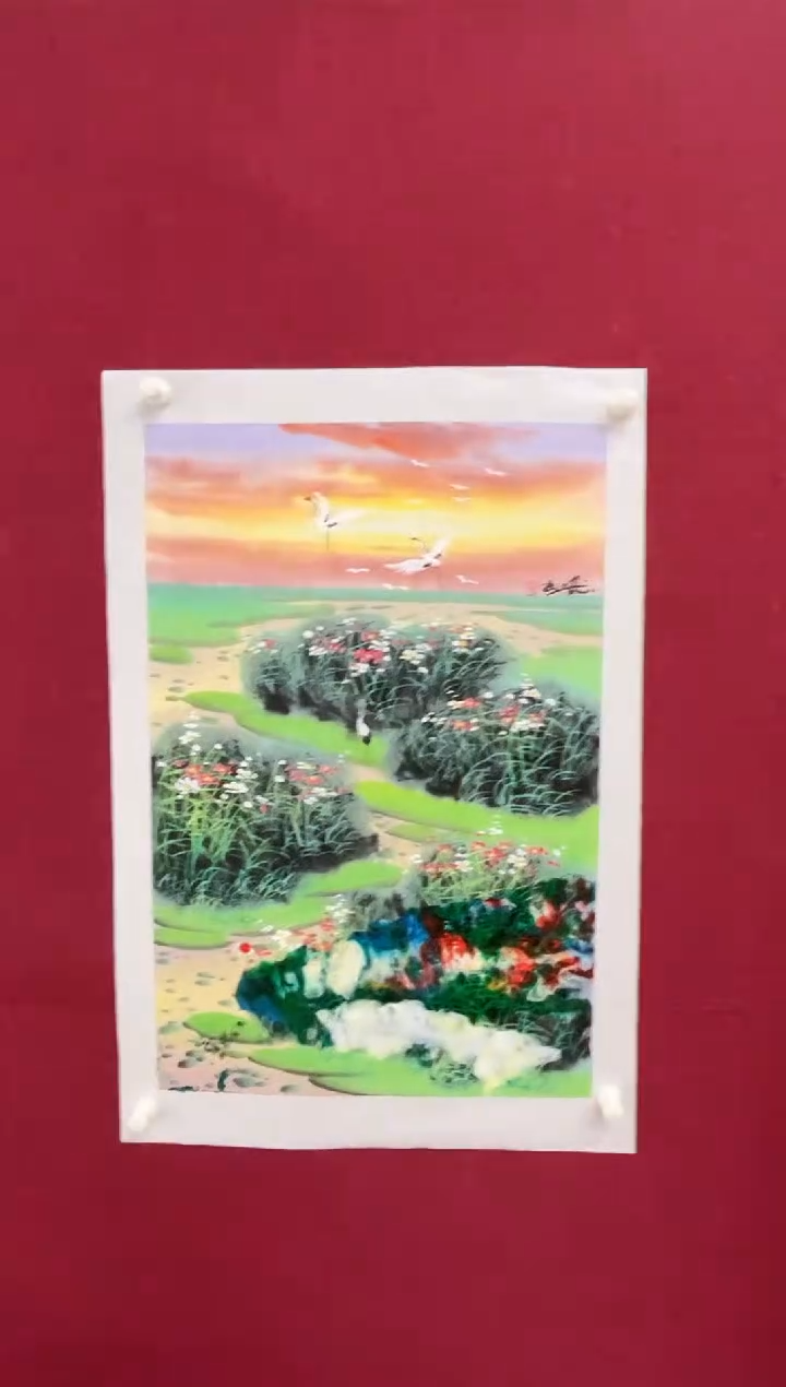 【闪购商品】绘画赵燮-2.7平尺-湿地-纸片