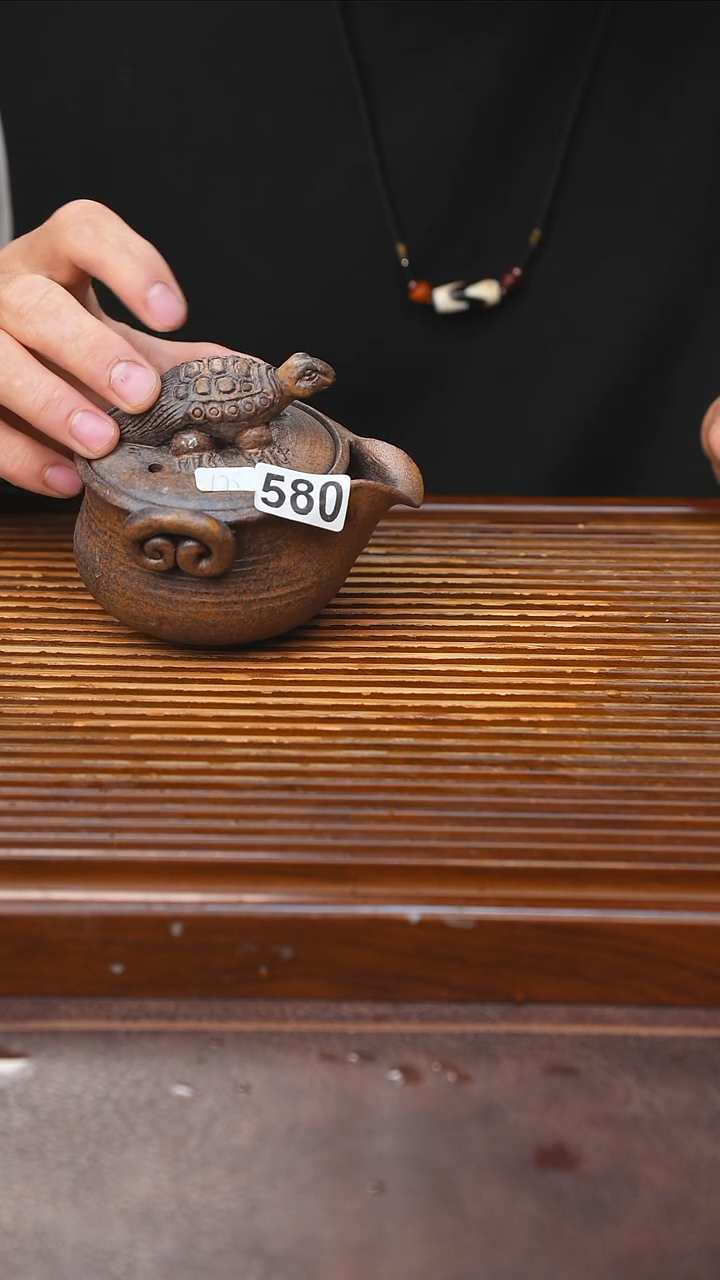 万古烧粗陶手工茶具