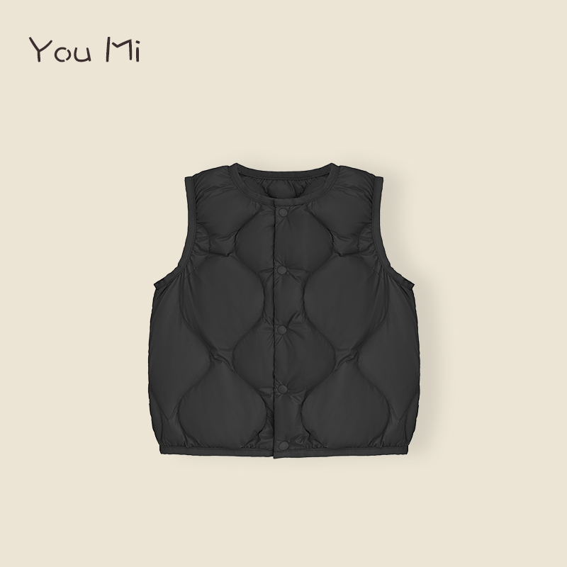 【现货】冬装婴幼儿小童韩版时尚纯色加厚保暖羽绒马甲YT0038-YTD