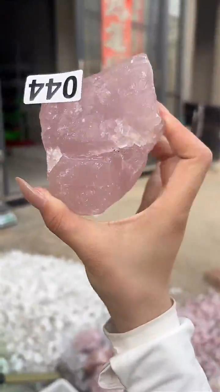 摆件未镶嵌水晶粉水晶 044