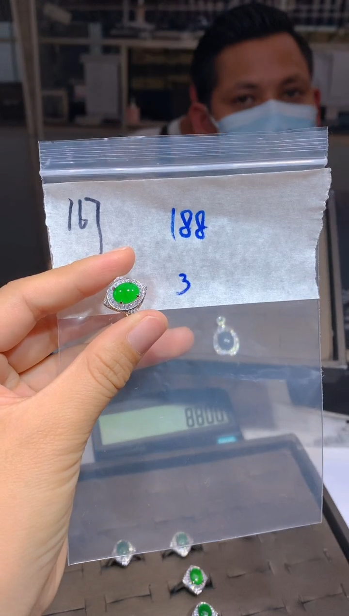 【闪购商品】定制翡翠未镶嵌167戒指多样性拍一发一毛货定制抛光