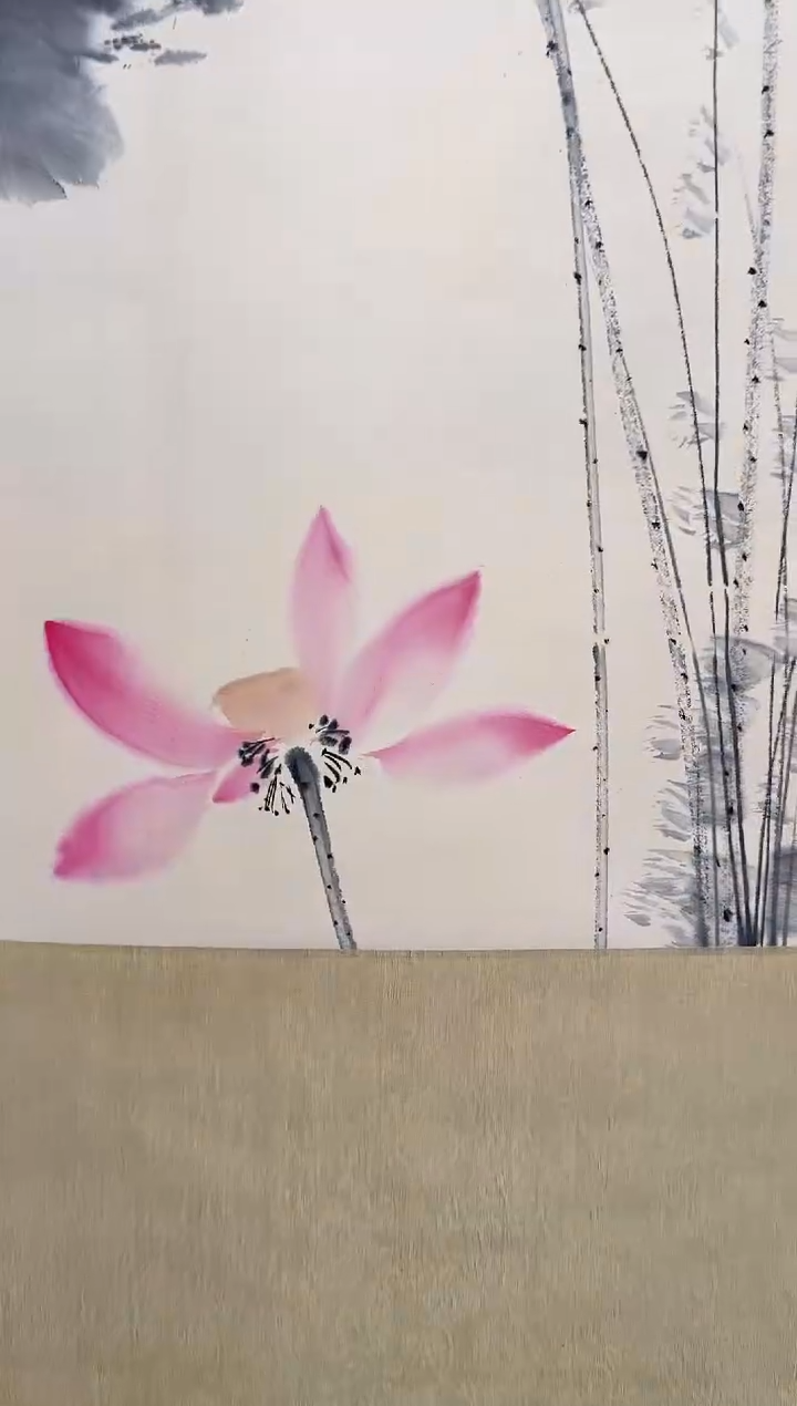 书法11-30-24霍老师2.7国画轴作品  jndm